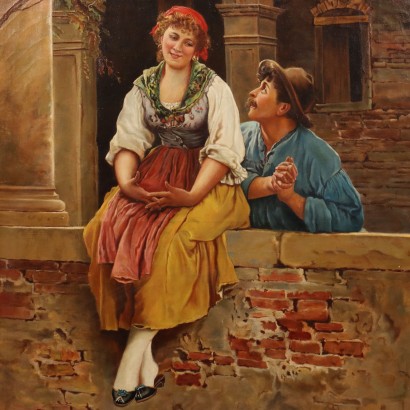 Gemäldekopie von Eugene Von Blass, The Proposal, Eugene Von Blaas, Eugene Von Blaas, Eugene Von Blaas, Eugene Von Blaas