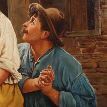 Gemäldekopie von Eugene Von Blass, The Proposal, Eugene Von Blaas, Eugene Von Blaas, Eugene Von Blaas, Eugene Von Blaas