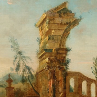 Architektonisches Capriccio mit Figuren, Architektonisches Capriccio mit Figuren