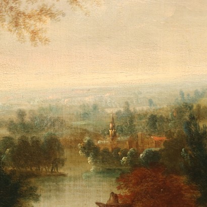 Architektonisches Capriccio mit Figuren, Architektonisches Capriccio mit Figuren