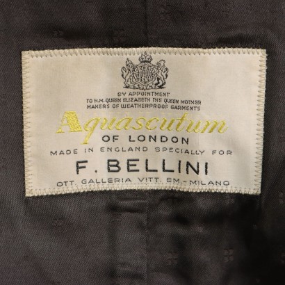 Aquascutum Herren-Vintage-Wollmantel