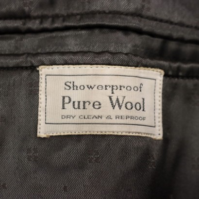 Aquascutum Herren-Vintage-Wollmantel