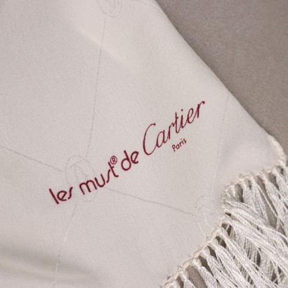Cartier Vintage Seidenschal mit Fr