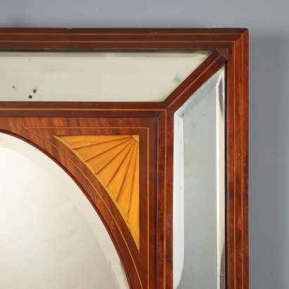 Spiegel, Mahagonispiegel mit Gewinde und%2, Mahagonispiegel mit Gewinde und%2