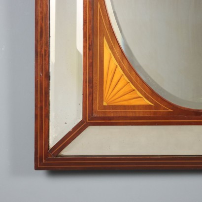 Spiegel, Mahagonispiegel mit Gewinde und%2, Mahagonispiegel mit Gewinde und%2