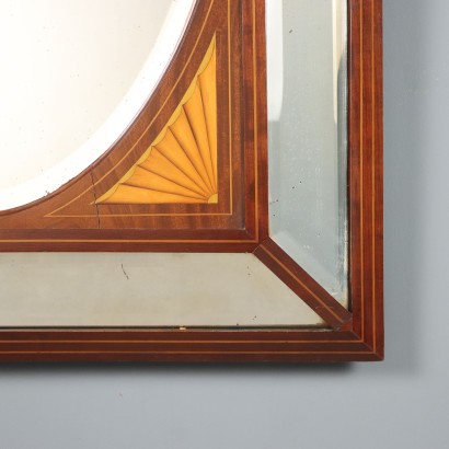 Spiegel, Mahagonispiegel mit Gewinde und%2, Mahagonispiegel mit Gewinde und%2