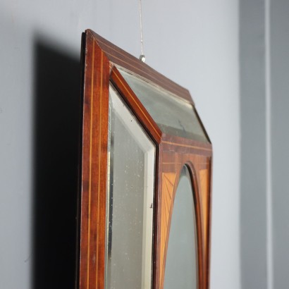 Spiegel, Mahagonispiegel mit Gewinde und%2, Mahagonispiegel mit Gewinde und%2