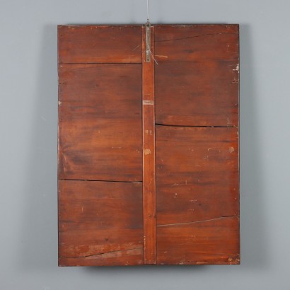 Spiegel, Mahagonispiegel mit Gewinde und%2, Mahagonispiegel mit Gewinde und%2