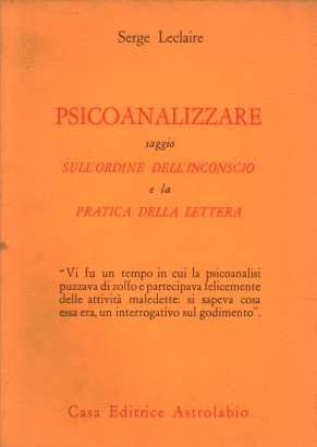Psicoanalizzare