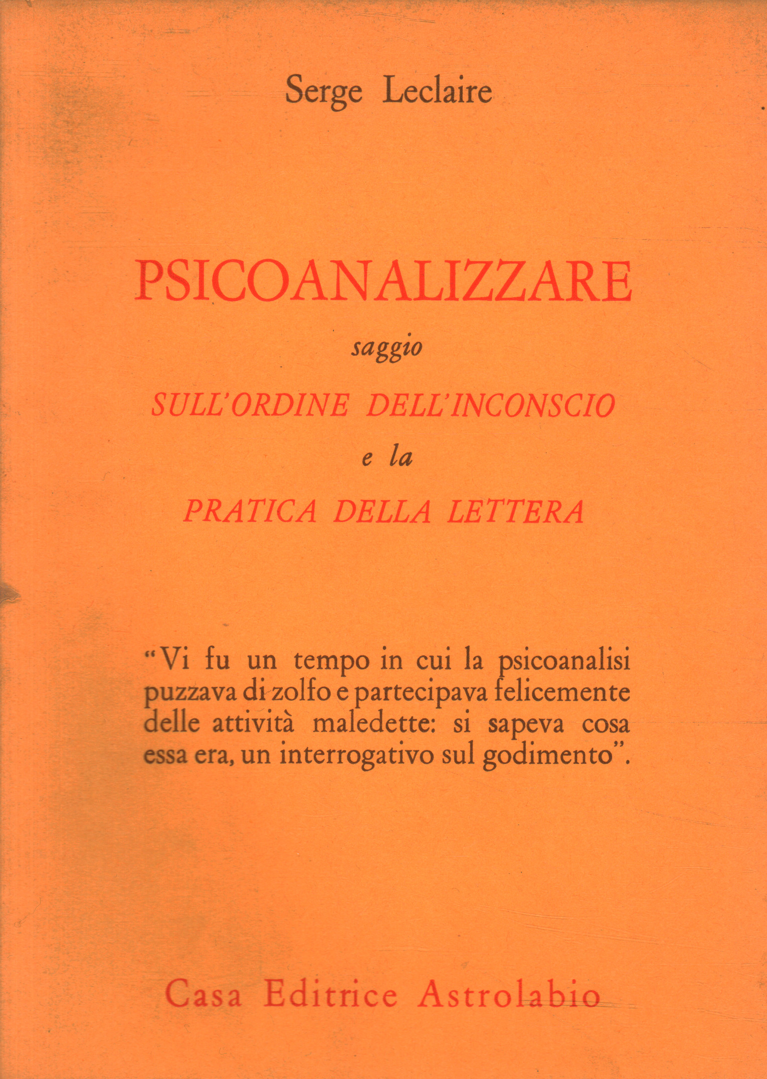 Psicoanalizar