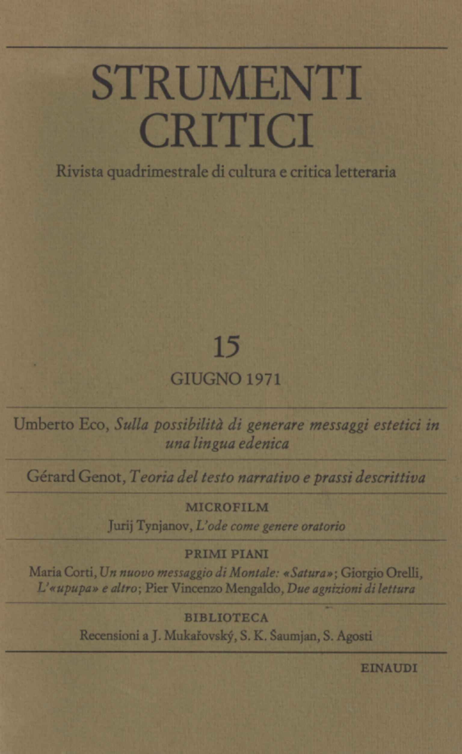 Herramientas críticas 15