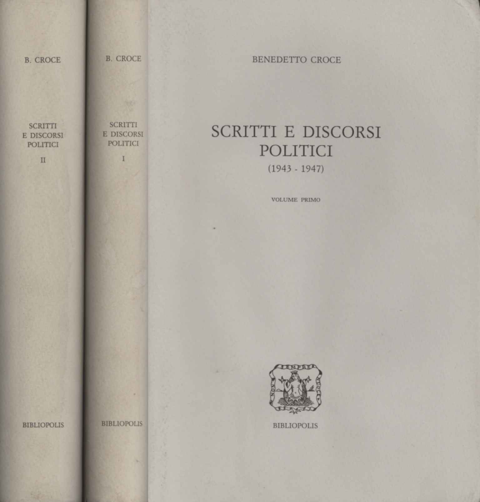 Political Writings and Speeches (Volumes I