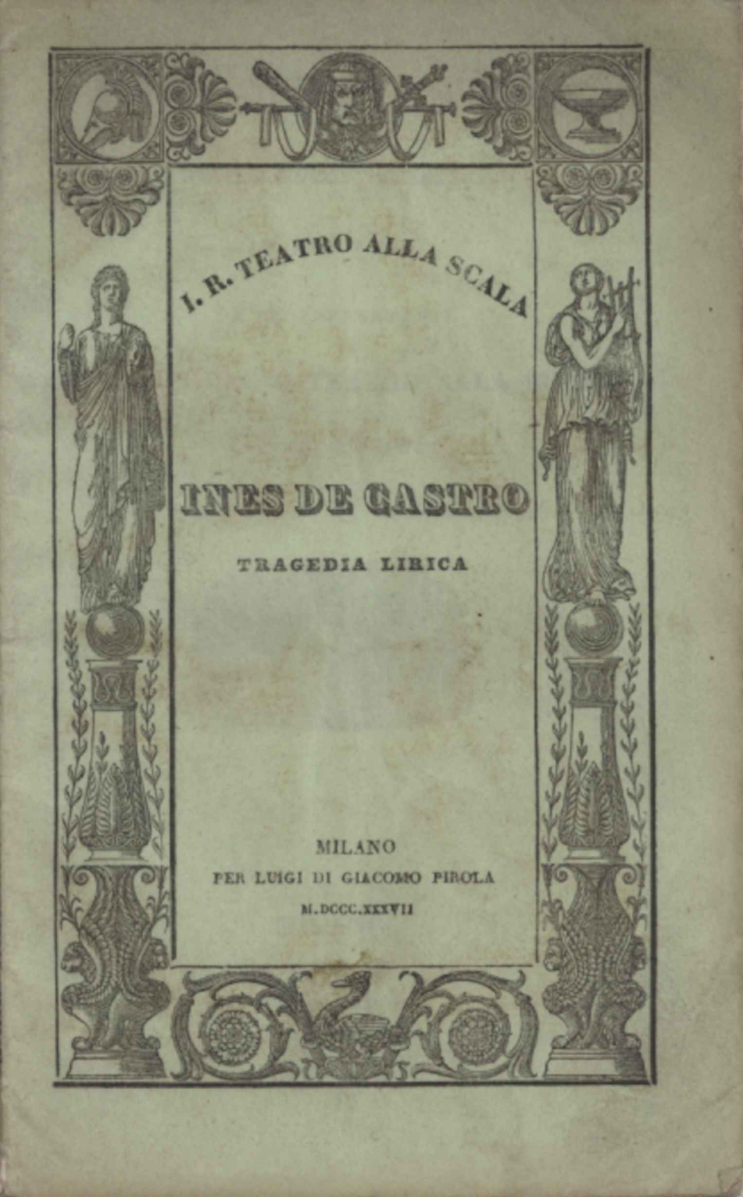 Tragedia lírica de Inés de Castro en tres%