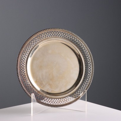 Plateau en argent fabriqué à Bologne