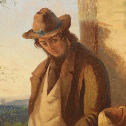 Gemälde einer Familieninterieurszene