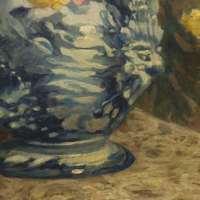 Painting by Giuseppe Viviani, Vase of Carnations, Giuseppe Viviani, Giuseppe Viviani, Giuseppe Viviani