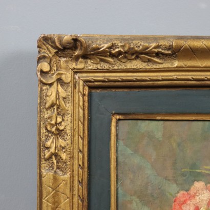 Painting by Giuseppe Viviani, Vase of Carnations, Giuseppe Viviani, Giuseppe Viviani, Giuseppe Viviani