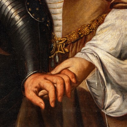 Gemälde von Jephthah und seiner Tochter, Gemälde von Girolamo Forabosco und Gehilfen, Girolamo Forabosco, Girolamo Forabosco, Girolamo Forabosco, Girolamo Forabosco