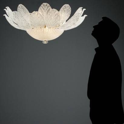 Deckenleuchte aus Muranoglas