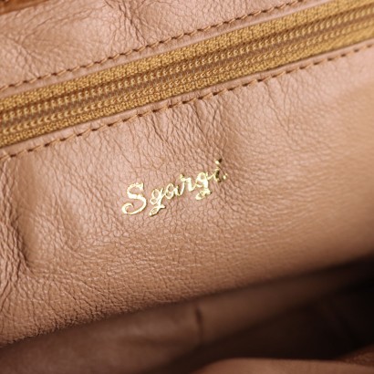 Sgargi Leather and Wood Clutch