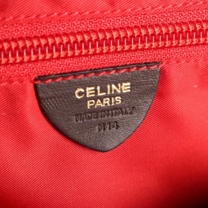 Celine Vintage Tasche, braun und gold