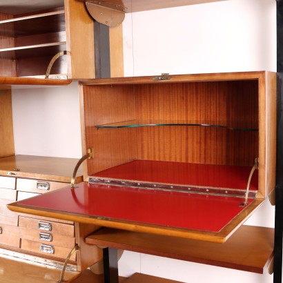 Dreiteiliges Bücherregal aus den 1960er Jahren