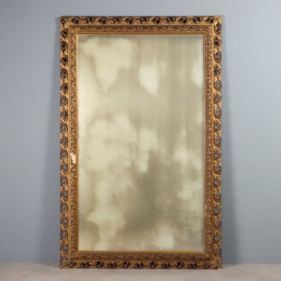 Wooden and Pastiglia Mirror