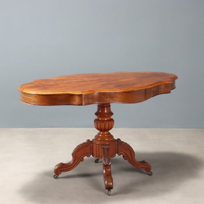 Mahogany Biscuit Coffee Table