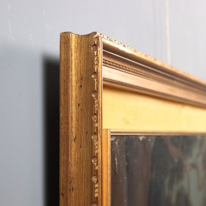 Painting Portrait of a Woman with a Dog