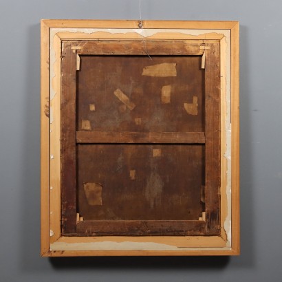 Painting Portrait of a Woman with a Dog