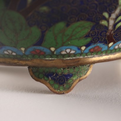 Vase Decorated with Cloisonné Enamels