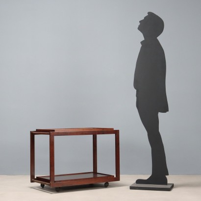 Cassina '762' Cart, Alberto Salvati, Ambrogio Tresoldi, Alberto Salvati, Ambrogio Tresoldi, Alberto Salvati, Ambrogio Tresoldi