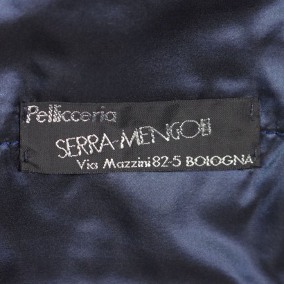 Vintage Blue Astrakhan Coat