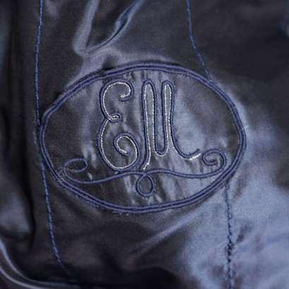 Vintage Blue Astrakhan Coat