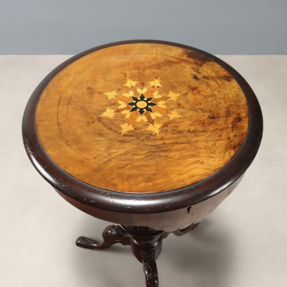 MESA DE TRABAJO, Mesa de costura de nogal