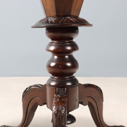 MESA DE TRABAJO, Mesa de costura de nogal