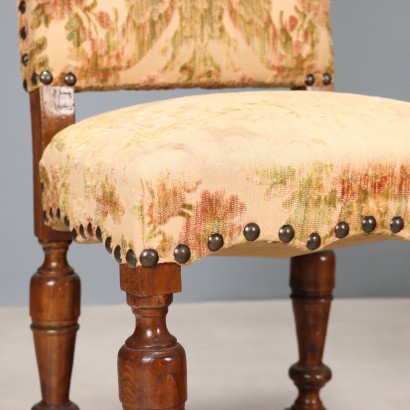 Coppia di sedie,Coppia di Sedie Barocche in Rovere