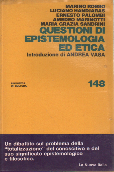 Questioni di epistemologia ed etica, AA.VV.
