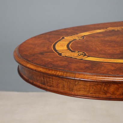 Table, Table en acajou à voile