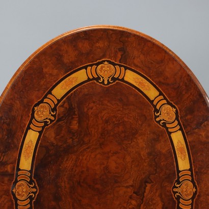 Table, Table en acajou à voile