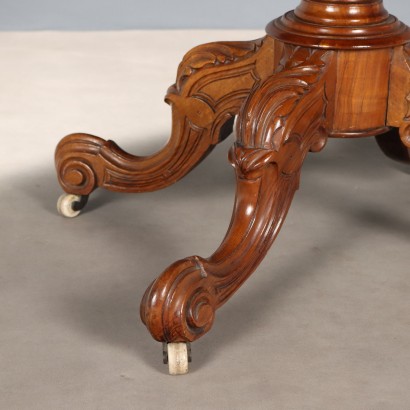 Table, Table en acajou à voile