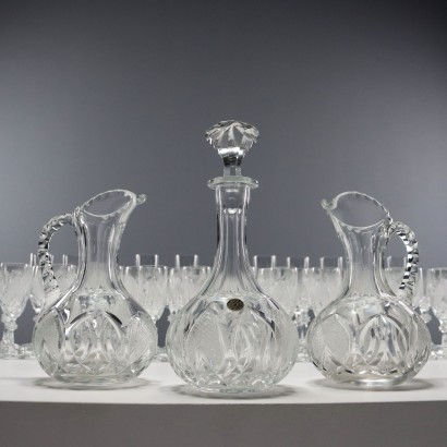 Ensemble de verres en cristal