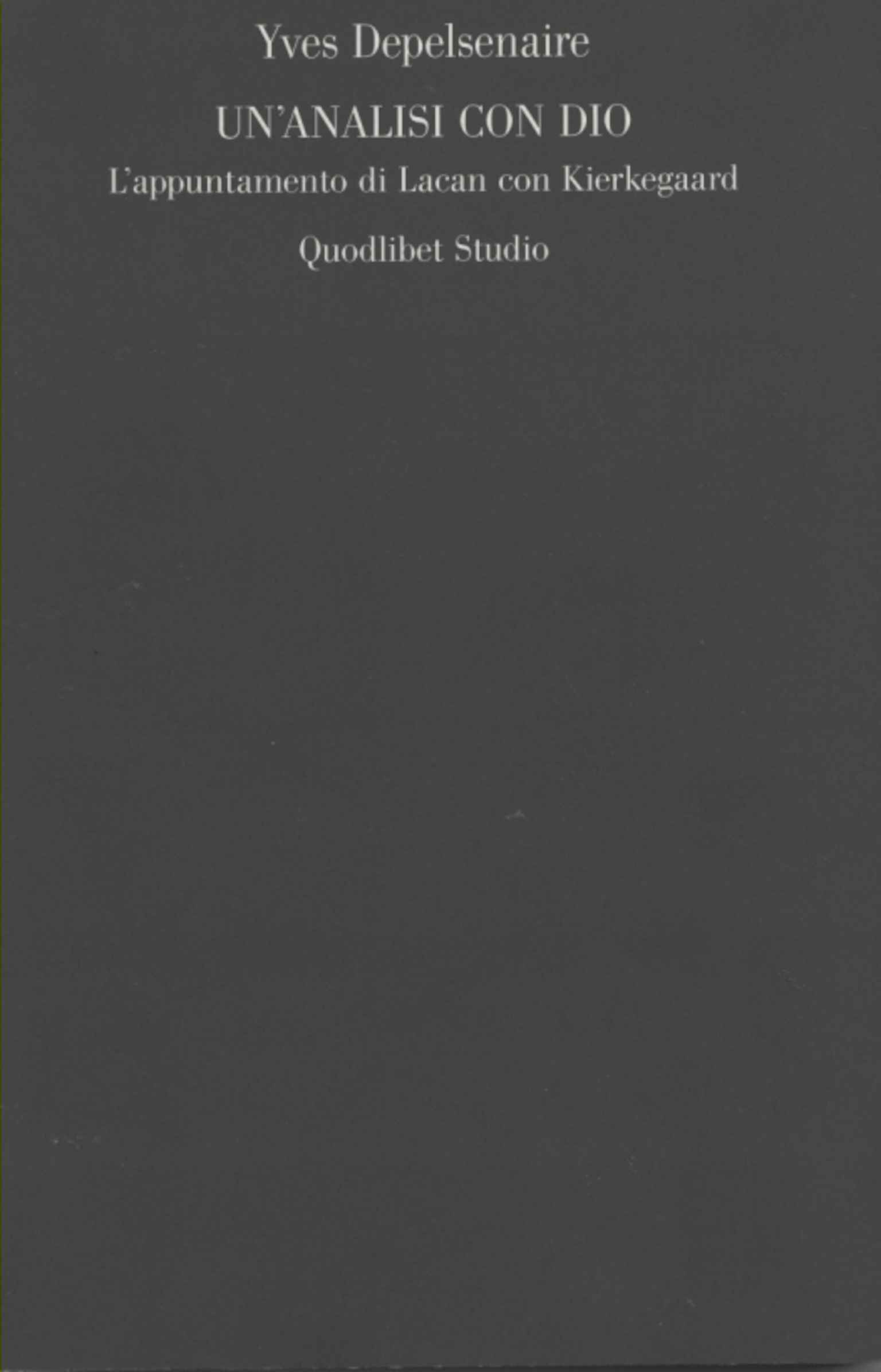 Un análisis con Dios