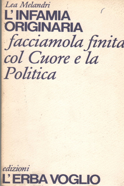 L'infamie originelle