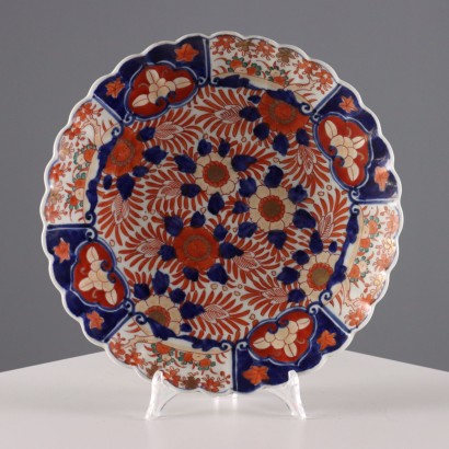 Paire d'assiettes Imari