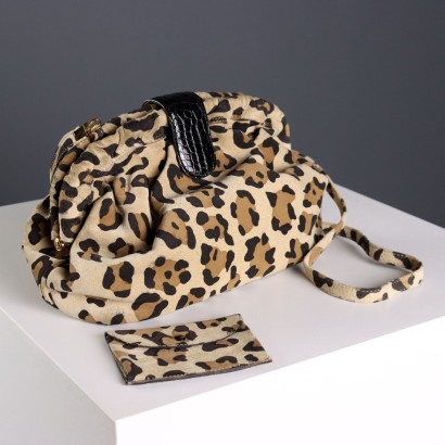 Sgargi Borsa in Pelle Vintage Stampa Animalier