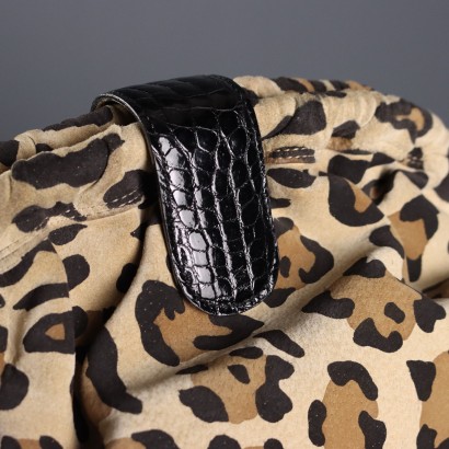 Sac en cuir imprimé vintage Sgargi