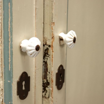 Wardrobe, pantry cupboard in lacquered fir