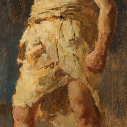 Painting by Enrico Fiore, Male Figure, Enrico Fiore, Enrico Fiore, Enrico Fiore