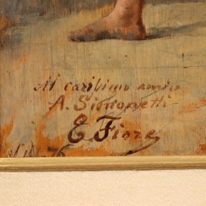 Painting by Enrico Fiore, Male Figure, Enrico Fiore, Enrico Fiore, Enrico Fiore